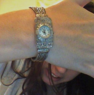 silver watch from estate sale