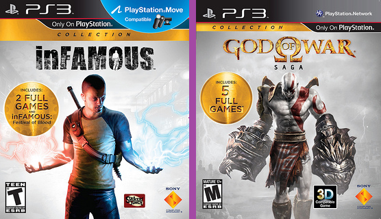 infamous and god of war compilations