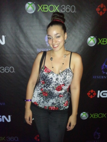 Sarah The Rebel at the Resident Evil 6 launch party Sarah The Rebel at the Resident Evil 6 launch party