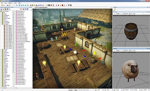 The game will ship with an  editor.