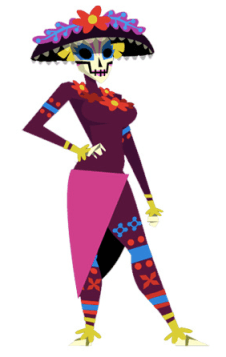tostadaskeletonguacamelee