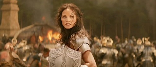 Doesn't she look badass? It's all for show.