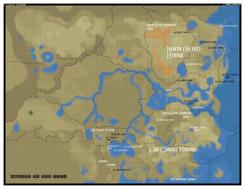 Annotated BotW Eastern Map v2